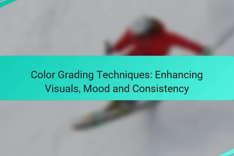 Color Grading Techniques: Enhancing Visuals, Mood and Consistency