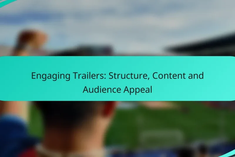Engaging Trailers: Structure, Content and Audience Appeal