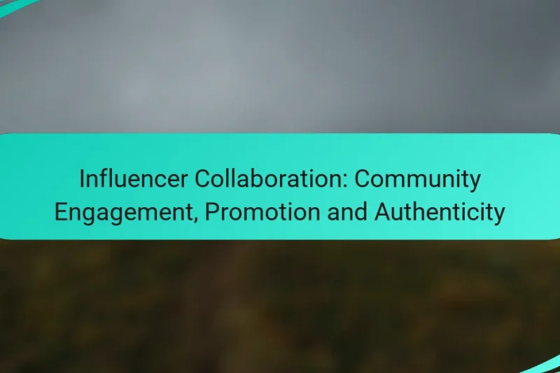 Influencer Collaboration: Community Engagement, Promotion and Authenticity