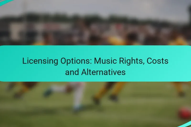 Licensing Options: Music Rights, Costs and Alternatives
