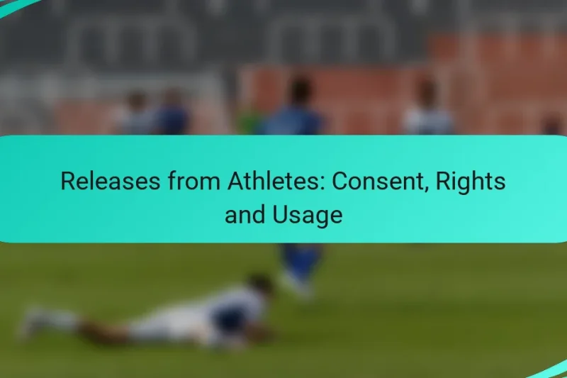Releases from Athletes: Consent, Rights and Usage