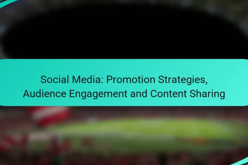 Social Media: Promotion Strategies, Audience Engagement and Content Sharing