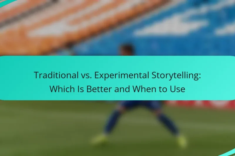 Traditional vs. Experimental Storytelling: Which Is Better and When to Use